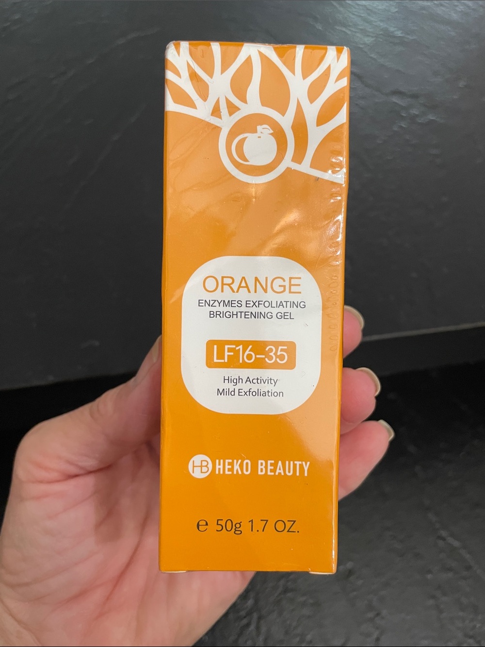 NIB Orange Enzymes Exfoliating Brightening Gel - Orange